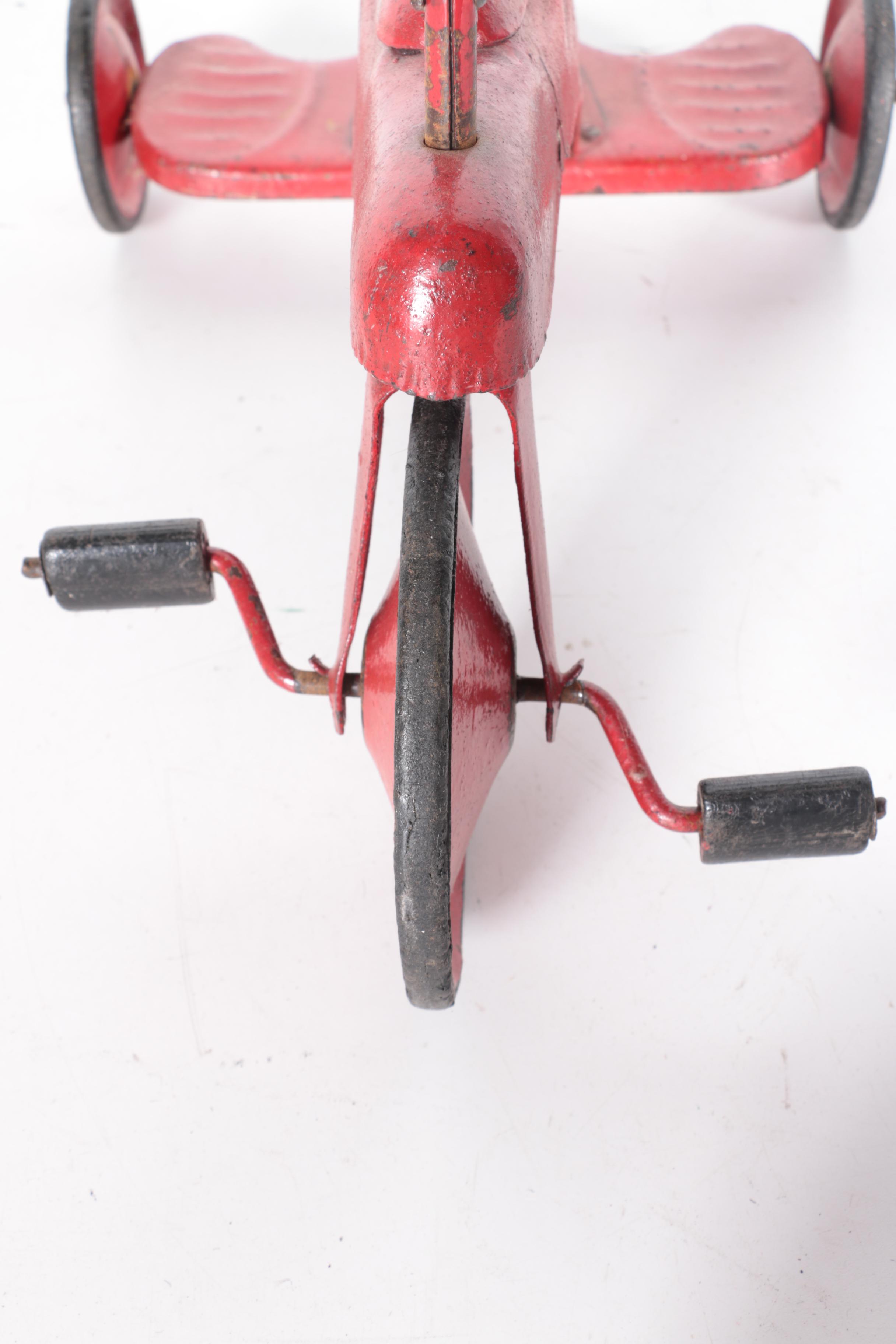 Vintage Kick Scooter and Tricycle