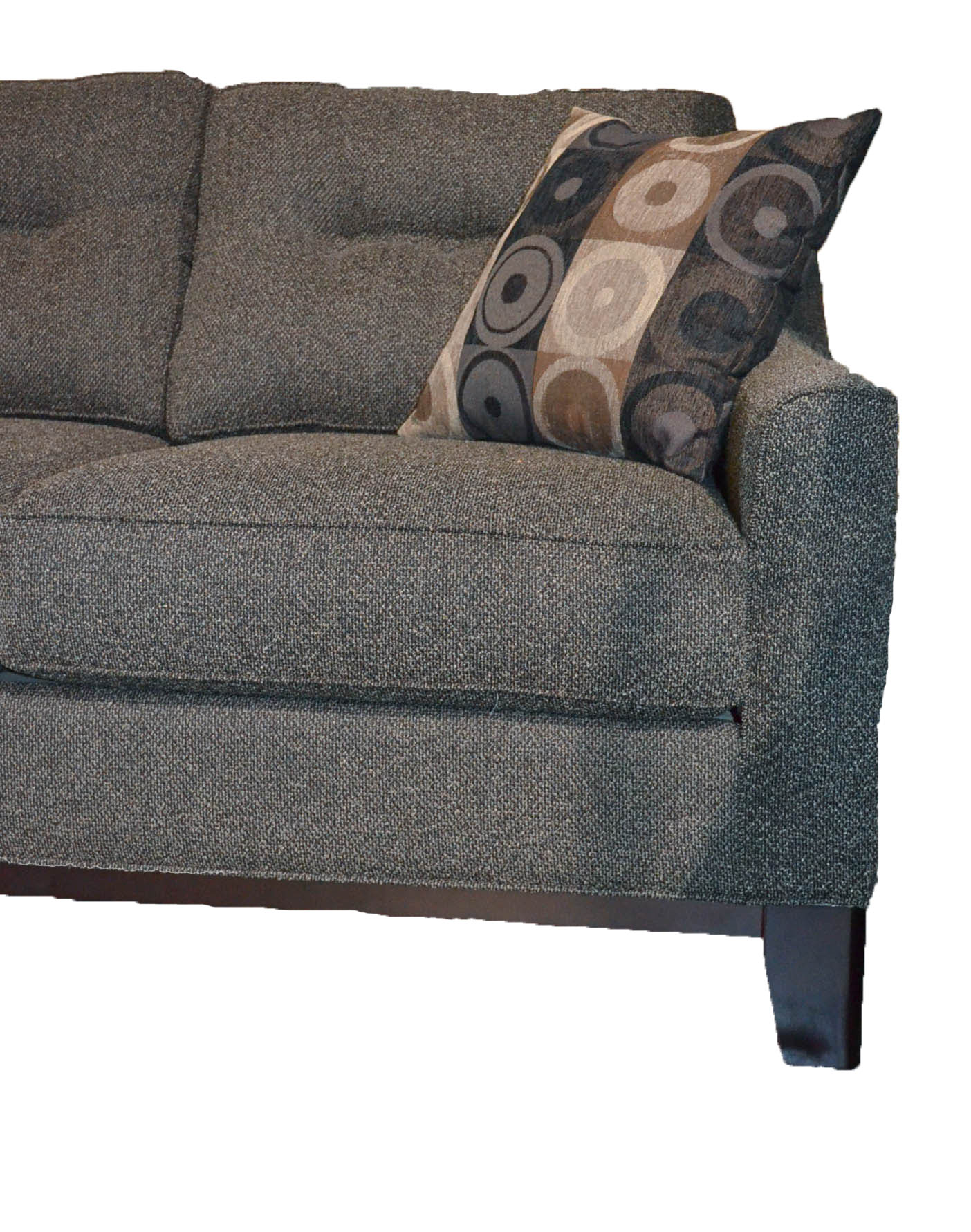 Gray Tweed Sofa by Cindy Crawford Home