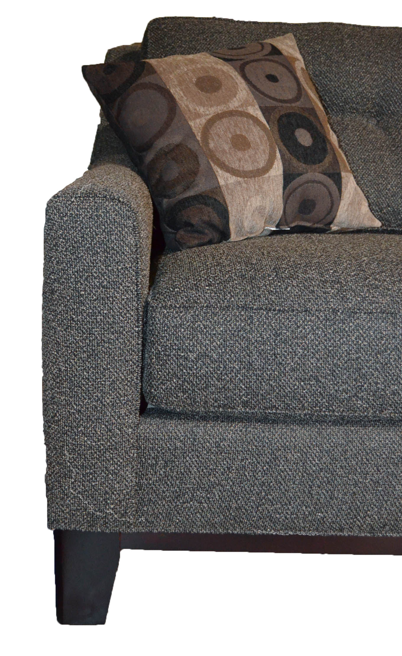 Gray Tweed Sofa by Cindy Crawford Home