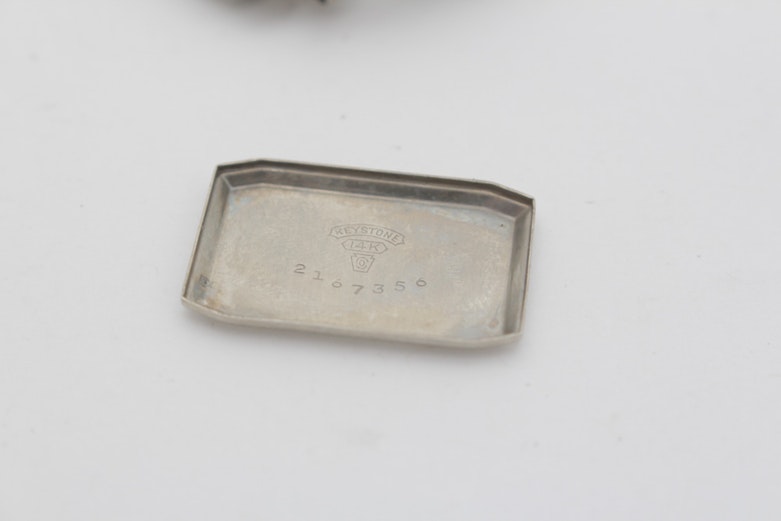 Vintage 14K White Gold Elgin Watch