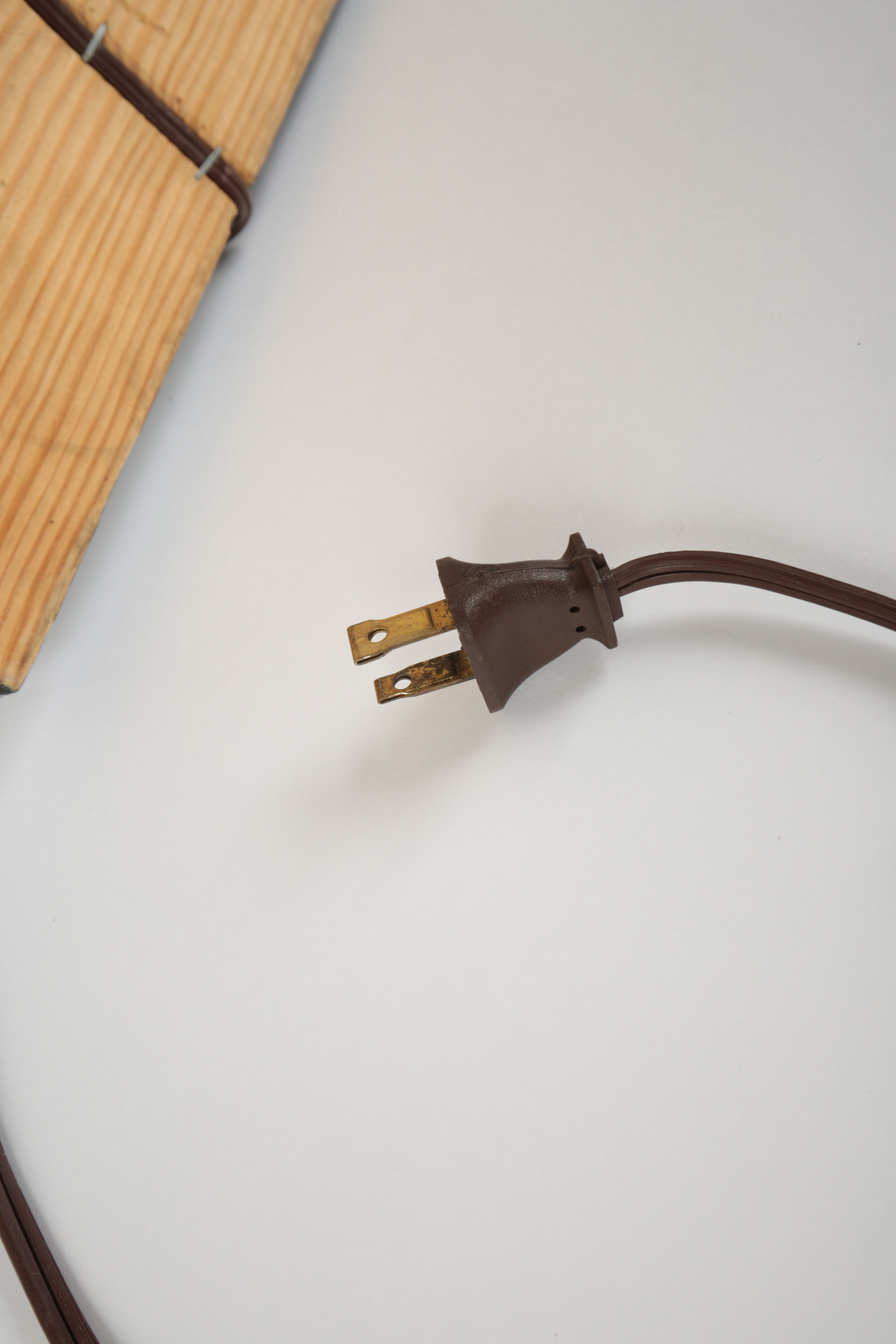 Blue Glass Mannequin Head Lamp