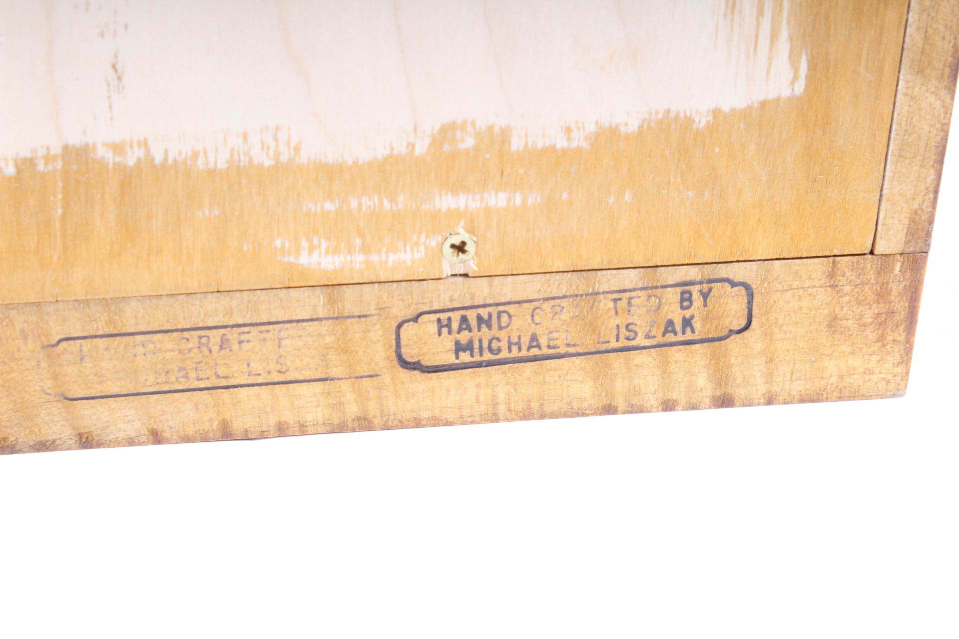 Handcrafted Flame Maple Wall Clock by Micheal Liszak