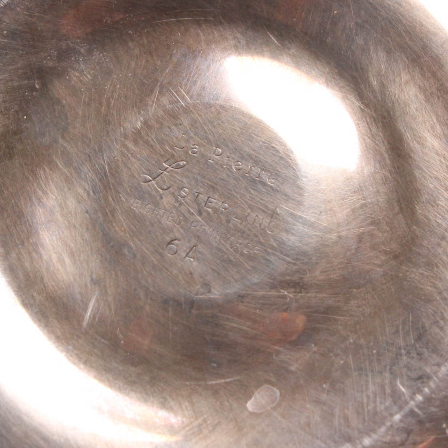 Duchin and La Pierre Weighted Sterling Candleholders