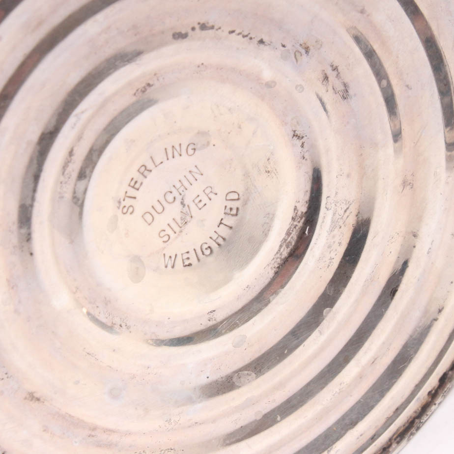 Duchin and La Pierre Weighted Sterling Candleholders