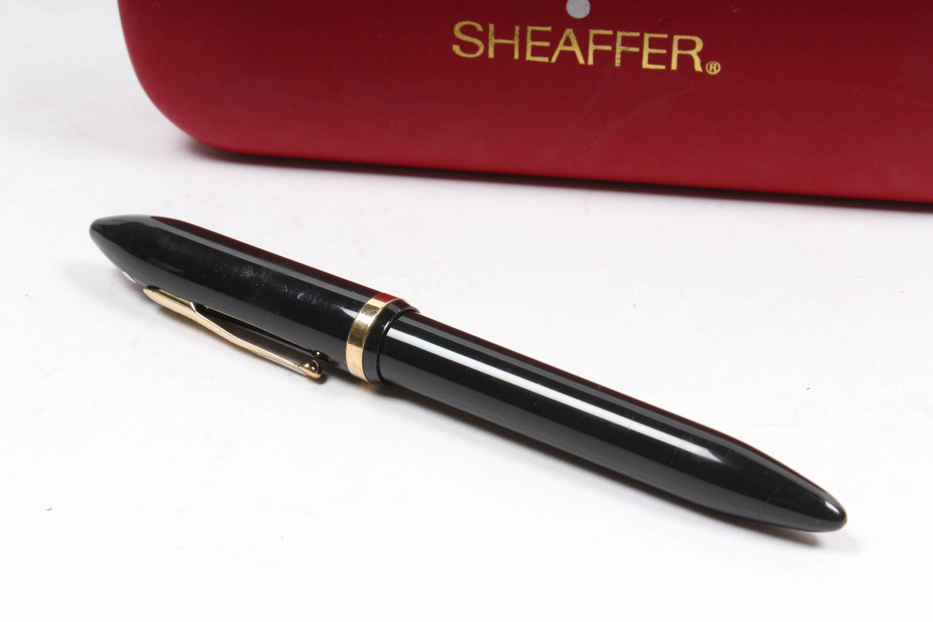 Waterford Crystal Paperweight and Shaeffer "Balance" Fountain Pen