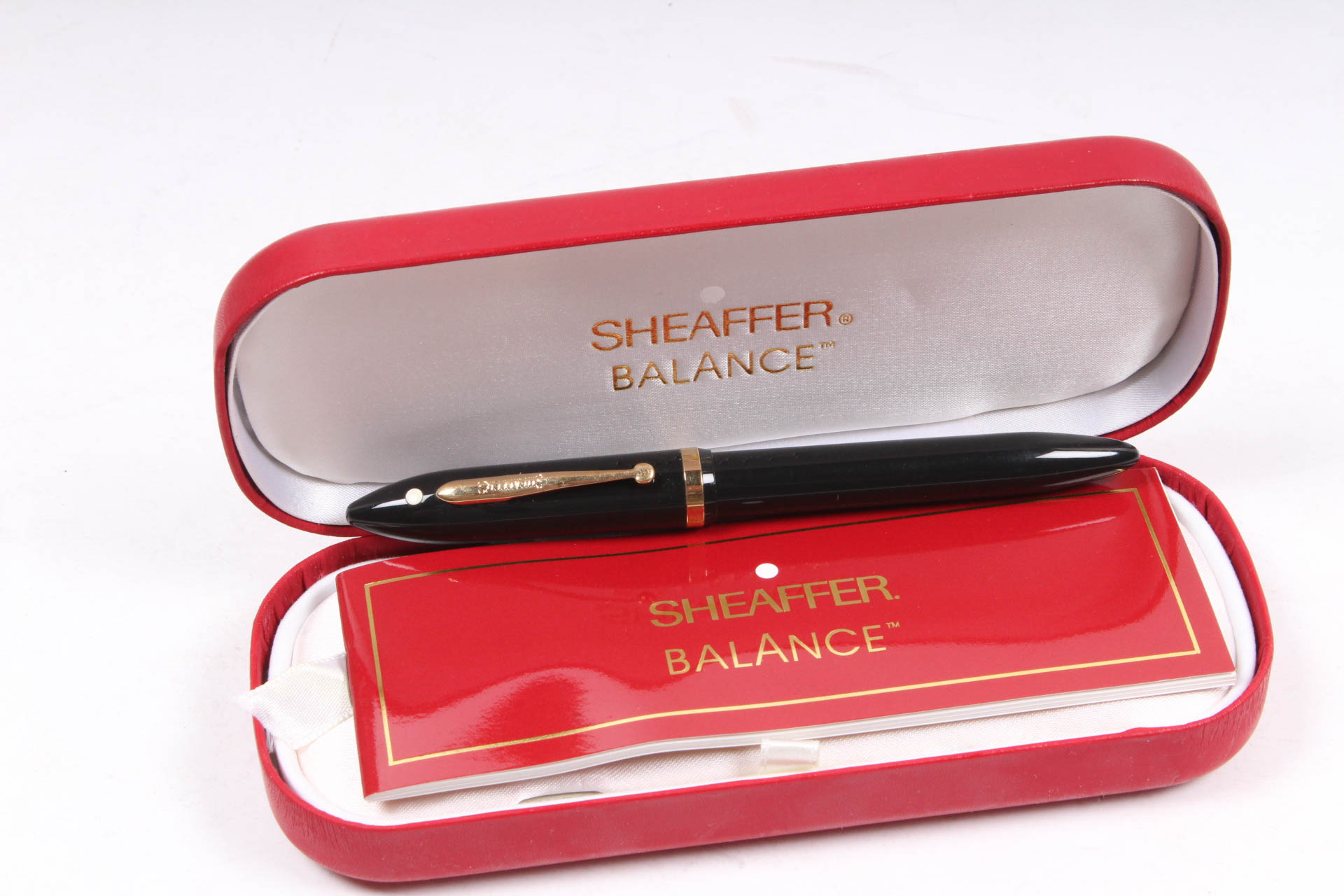 Waterford Crystal Paperweight and Shaeffer "Balance" Fountain Pen