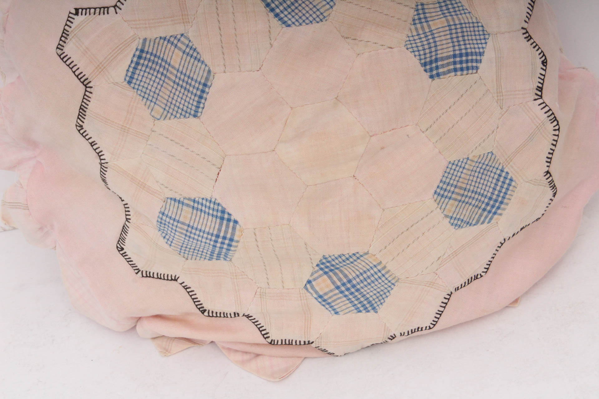 Antique Handcrafted Quilted Accent Pillow