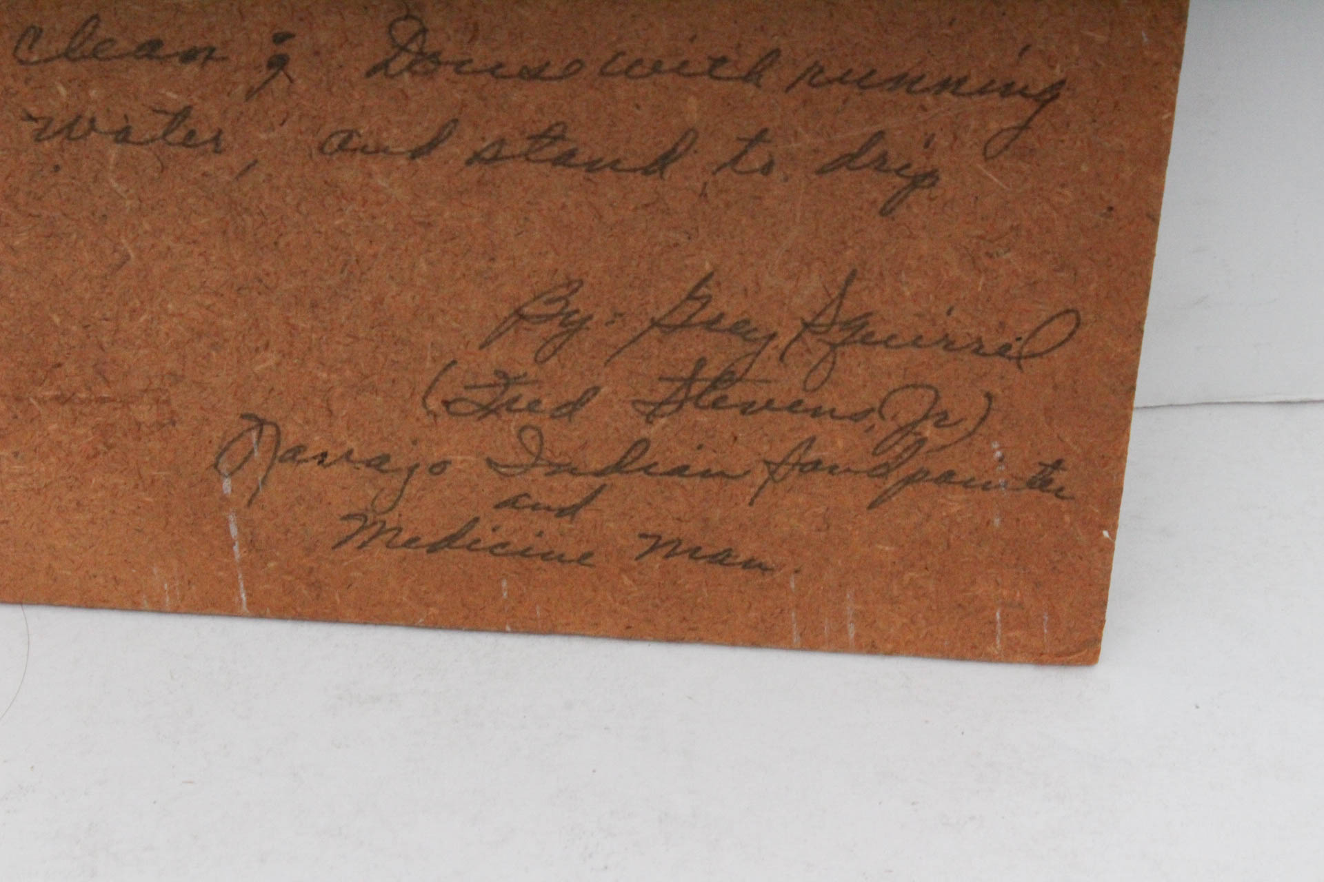 Original Navajo Sand Painting "The Water Sprinkler"