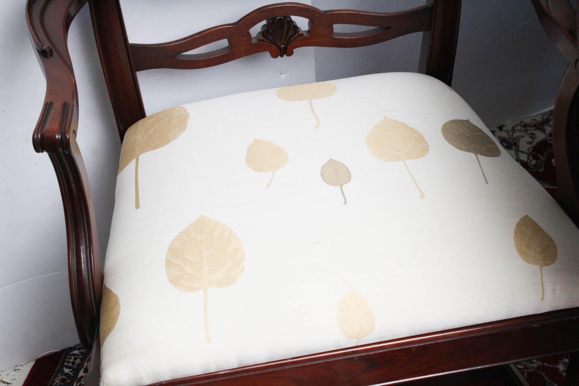 Phyfe Style Dining Table with Hepplewhite Style Ladderback Chairs