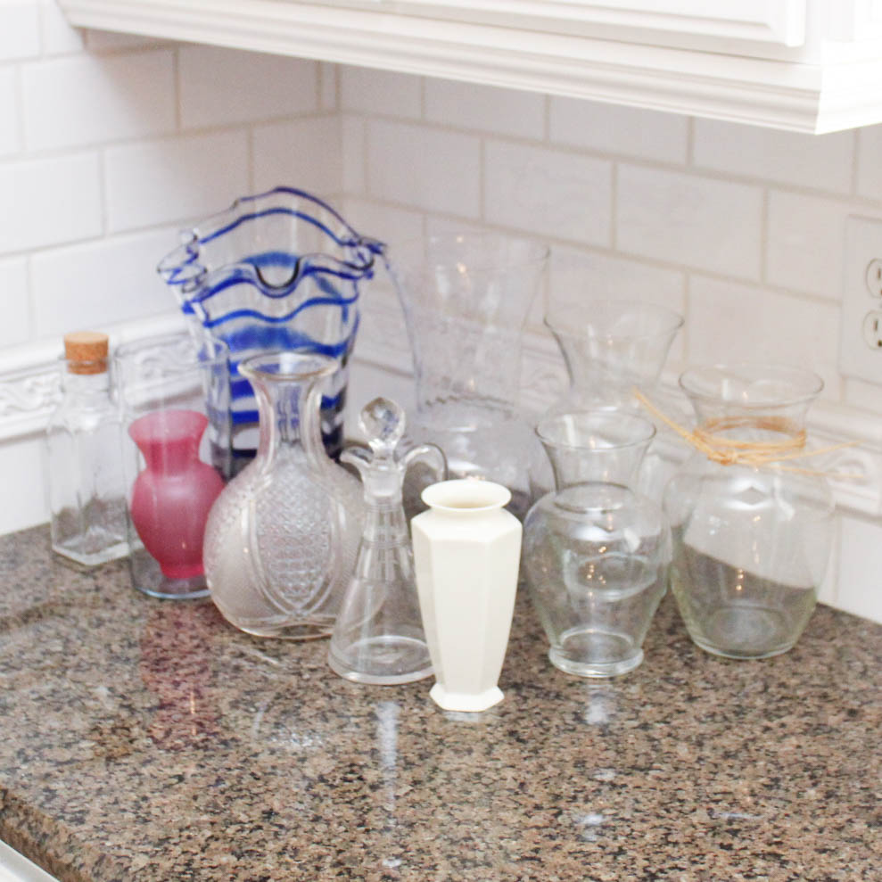 Art Glass and Vase Selection