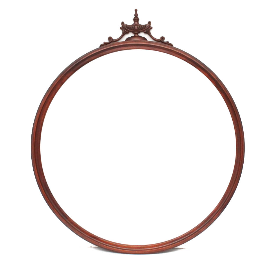Federal Style Round Wall Mirror