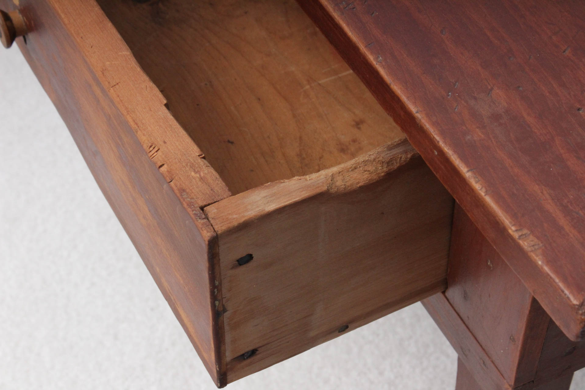 Antique Solid Wood Side Table