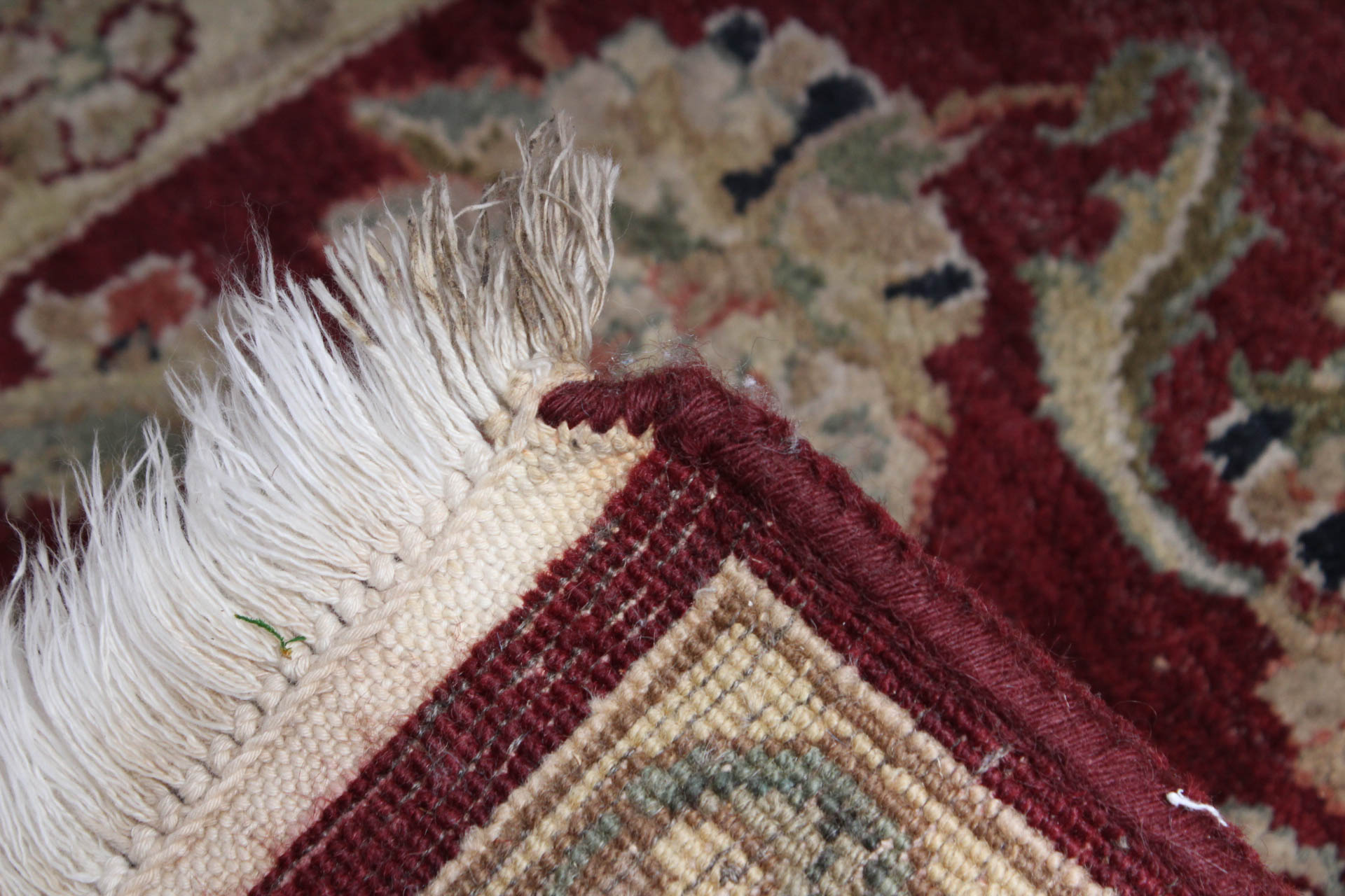 Hand Knotted Persian Tabriz Style Accent Rug