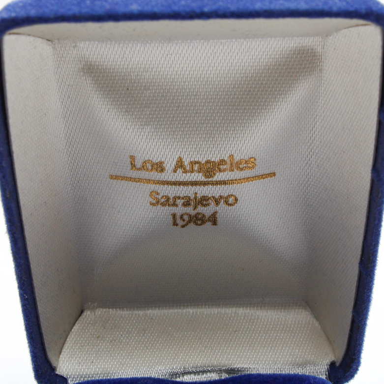 Los Angeles Olympic Games Commemorative Token and 1994 World Cup Italy Pin
