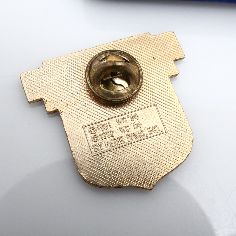 Los Angeles Olympic Games Commemorative Token and 1994 World Cup Italy Pin