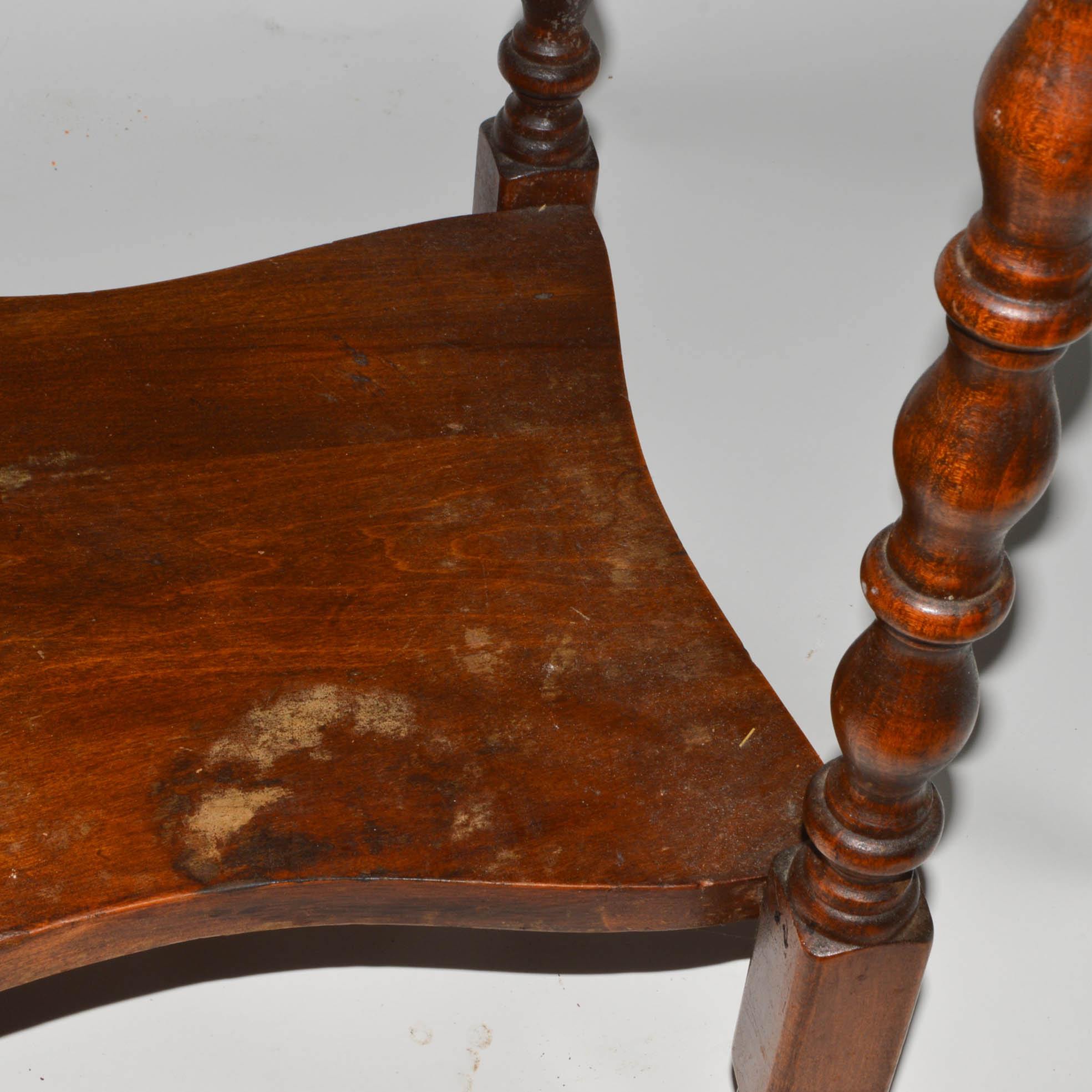 1913 Edison Amberola Phonograph and Cylinders with Side Table