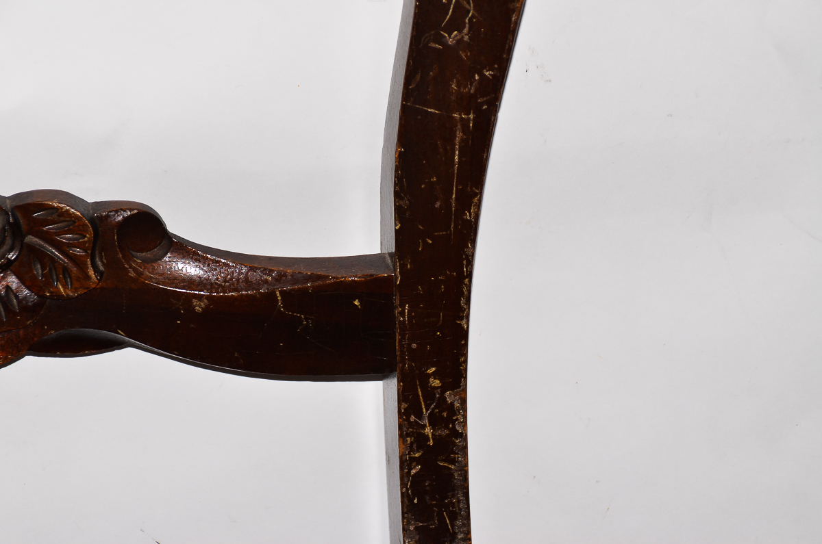 Antique Victorian Rococo Revival Side Chair