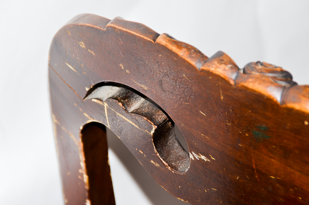 Antique Victorian Rococo Revival Side Chair