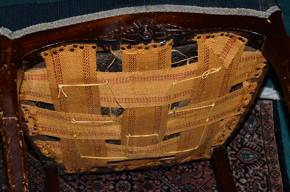 Antique Victorian Rococo Revival Side Chair