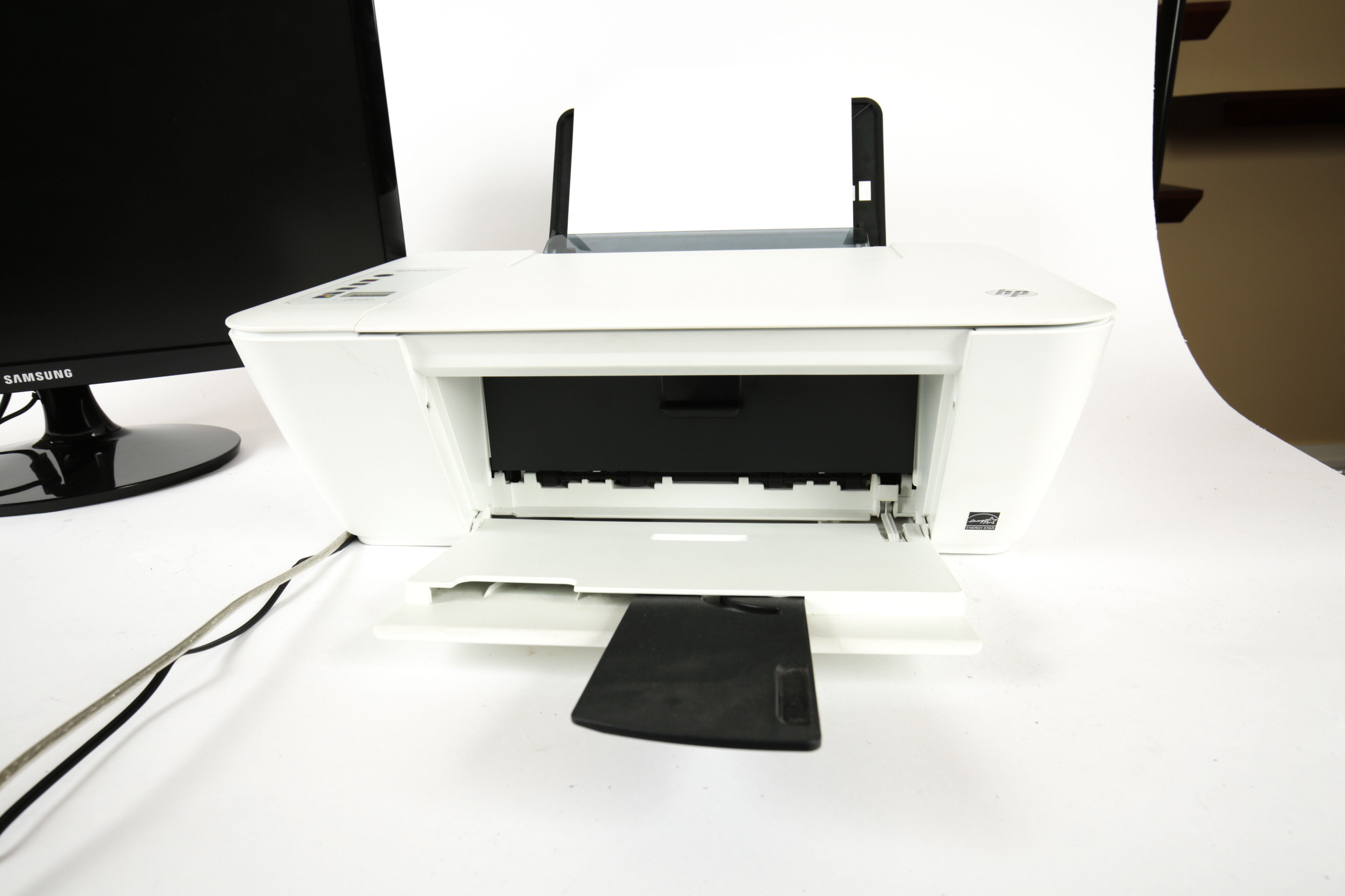 Samsung Computer Monitor and HP Deskjet 2540 Printer