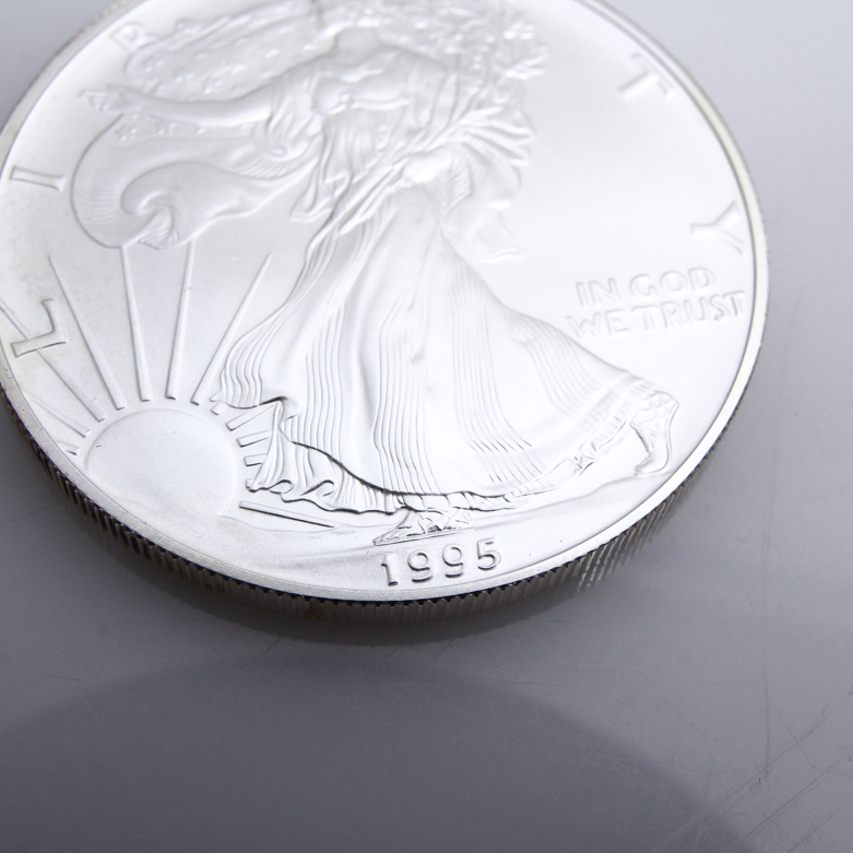 1995 American Silver Eagle Bullion Coin