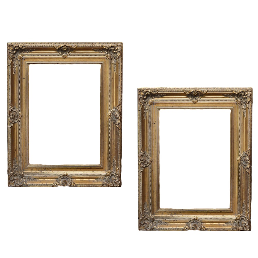 Pair of Vintage Wooden Frames