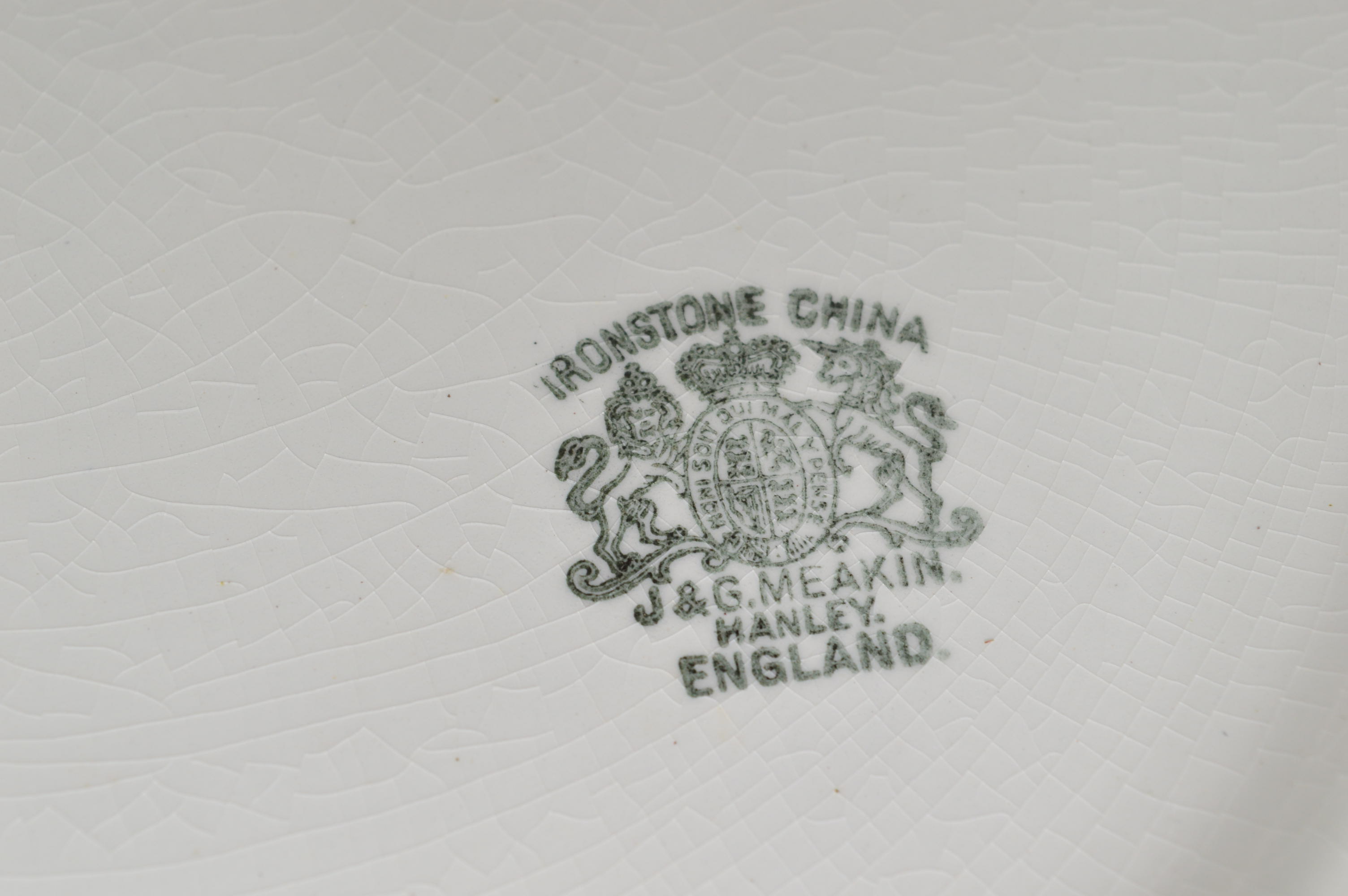 J & G. Meakin Ironstone Pitcher and Basin