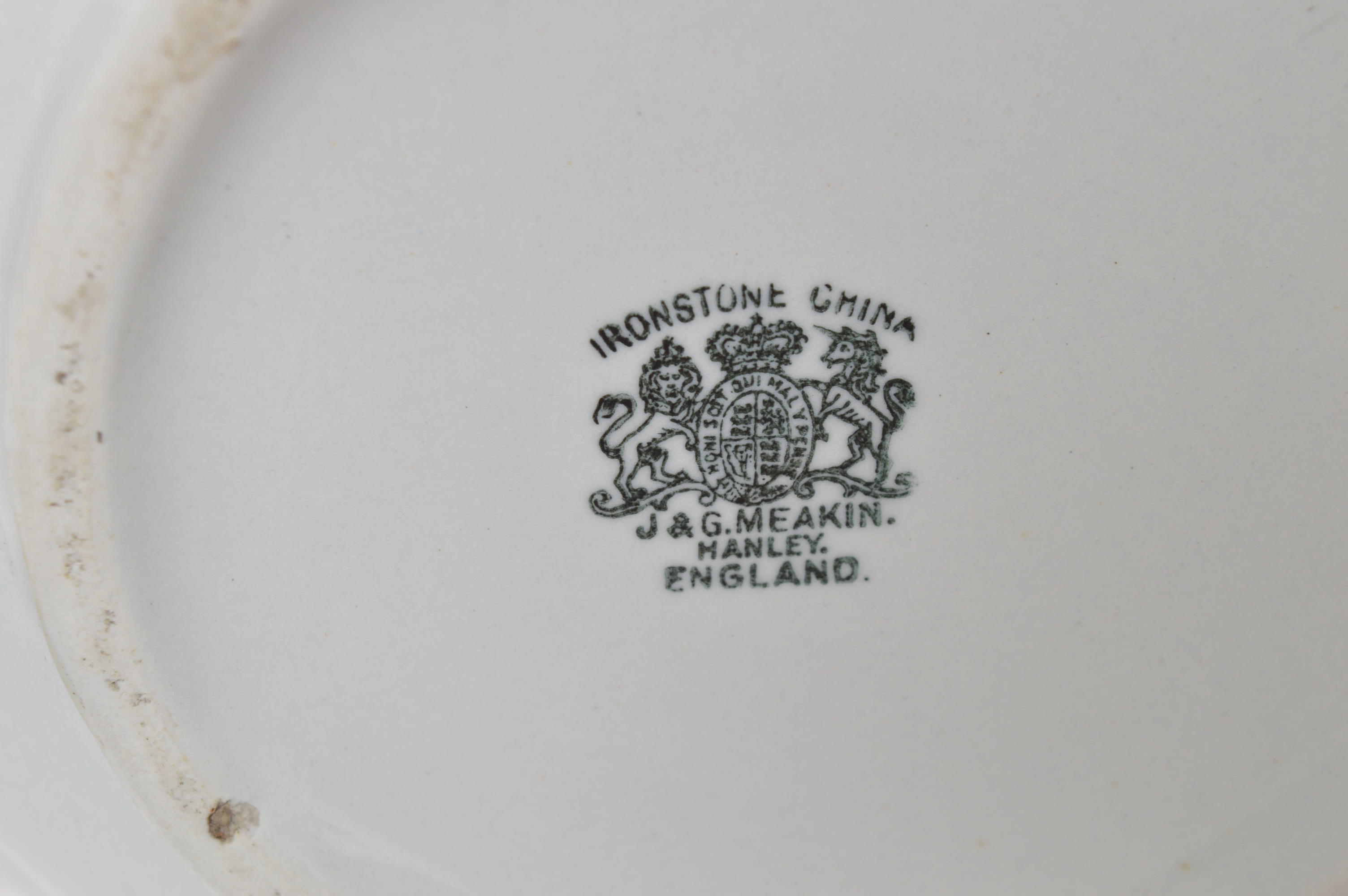 J & G. Meakin Ironstone Pitcher and Basin