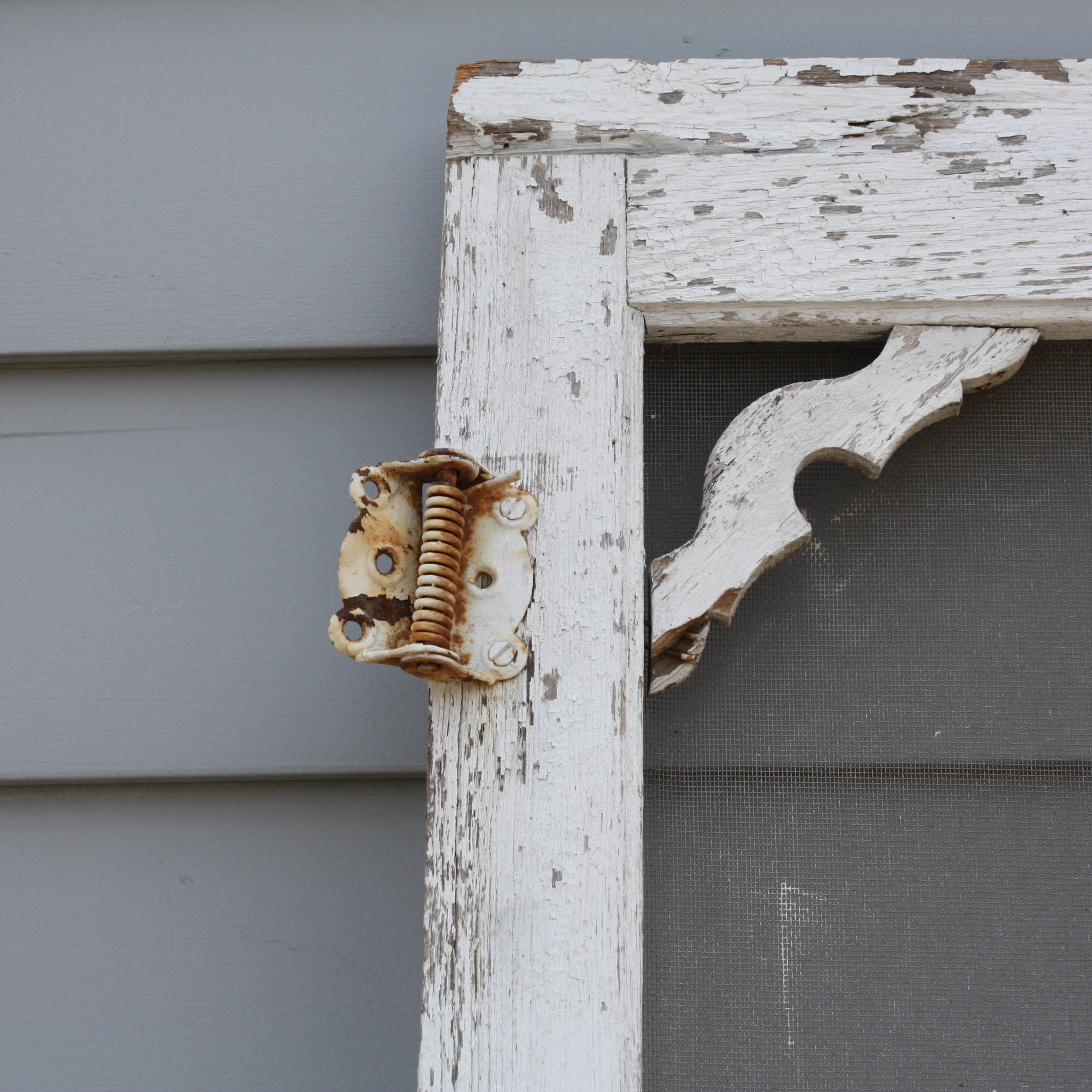 Victorian Style Wooden Screen Door