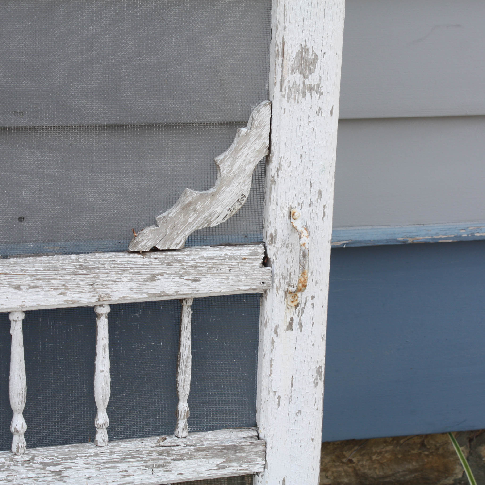 Victorian Style Wooden Screen Door