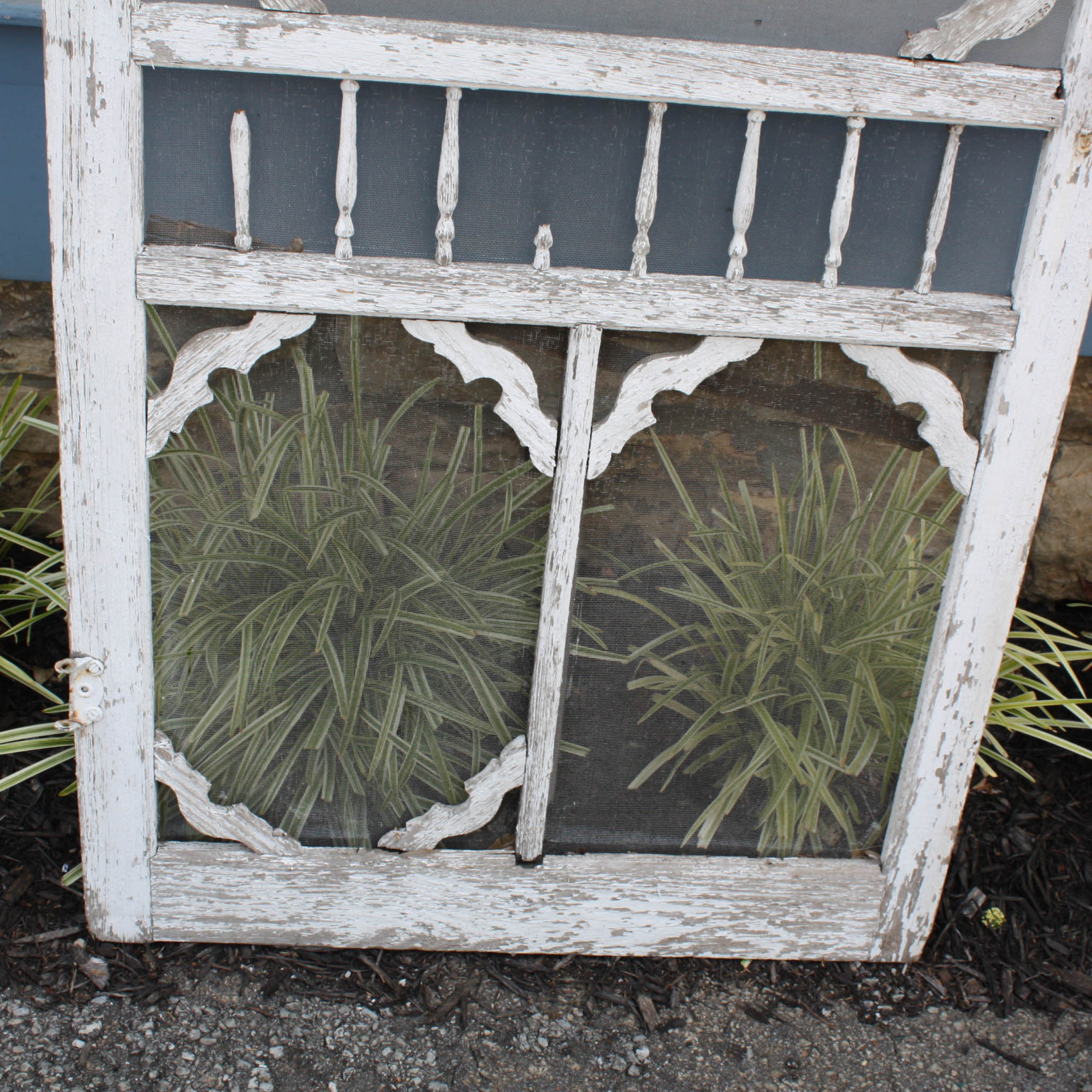 Victorian Style Wooden Screen Door