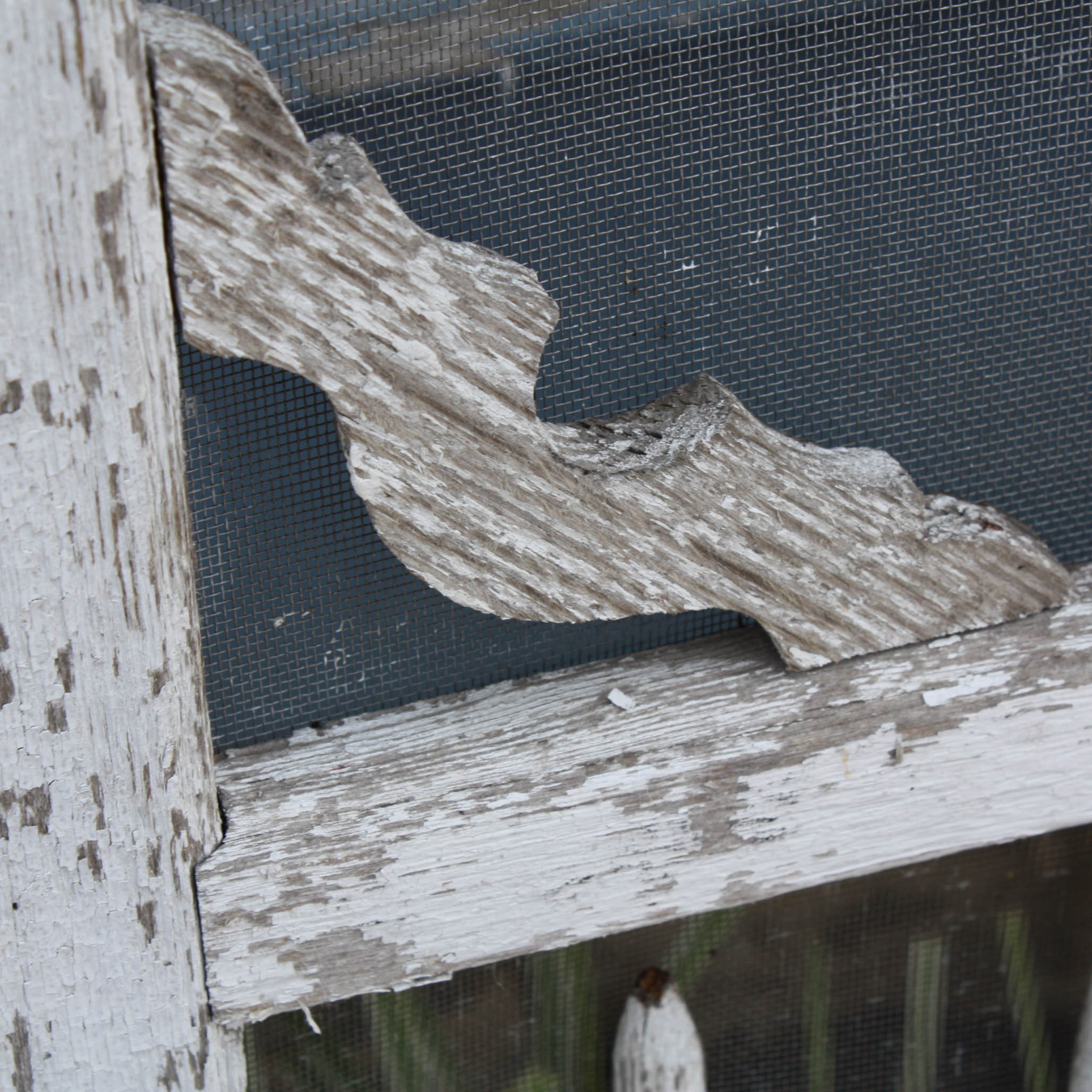 Victorian Style Wooden Screen Door