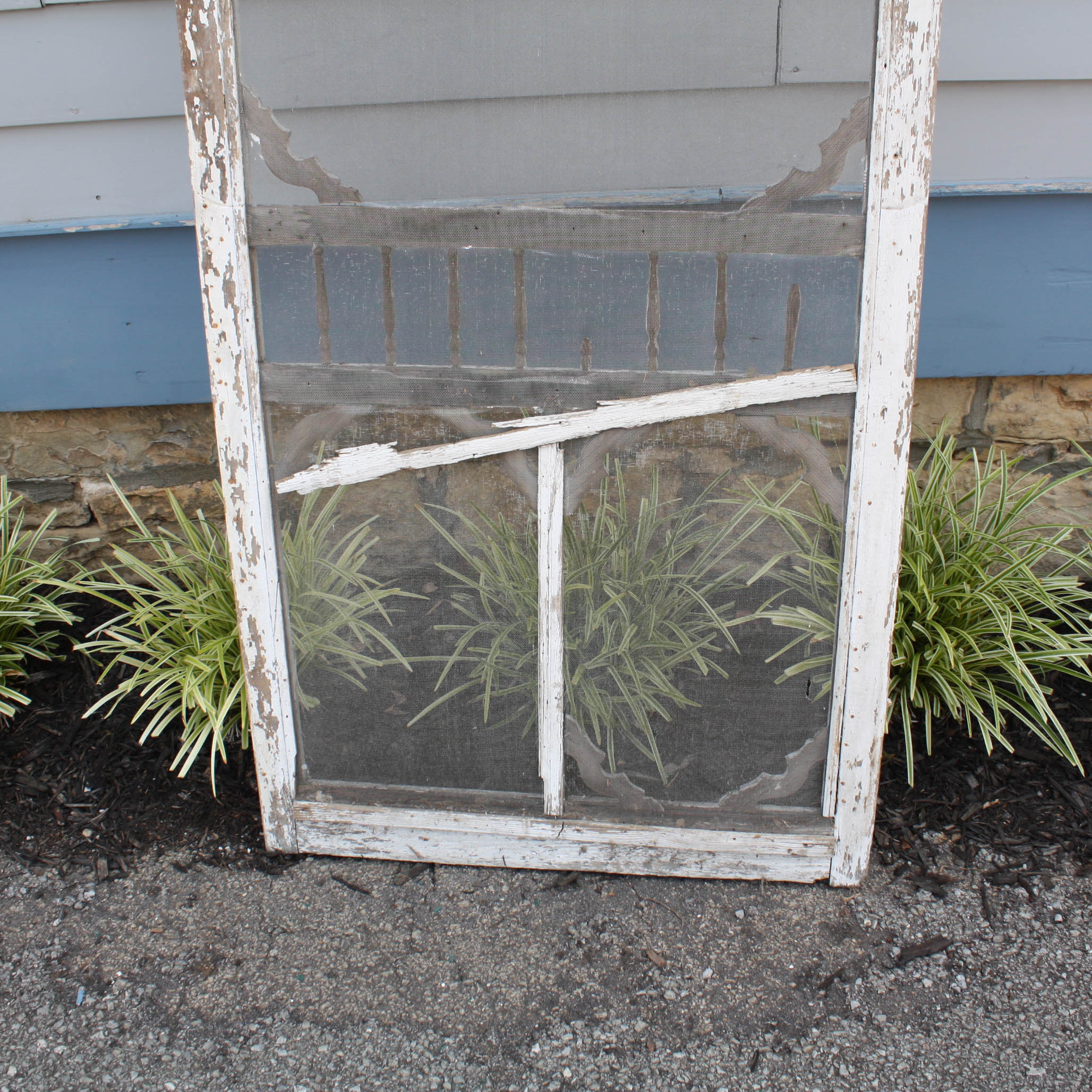 Victorian Style Wooden Screen Door