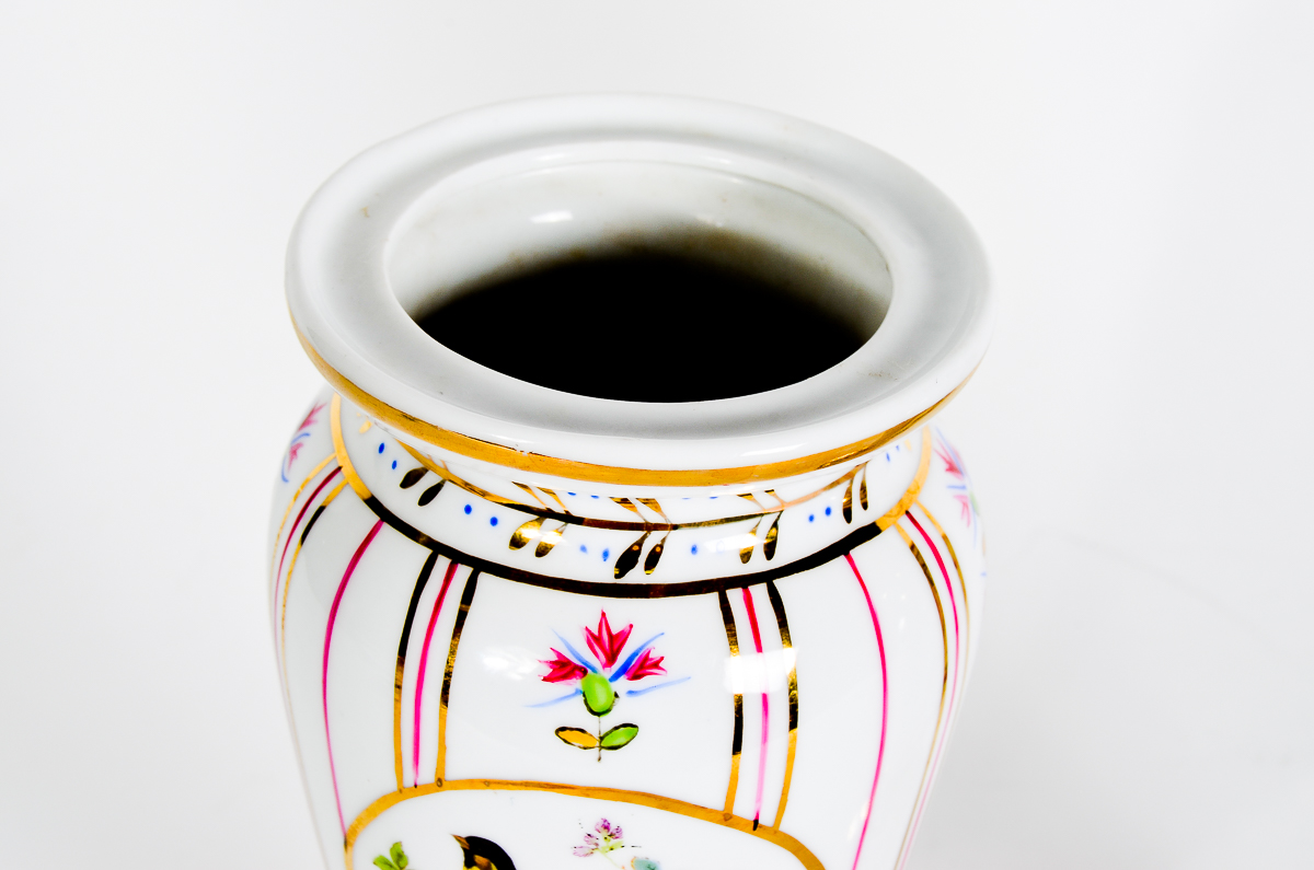 Pair of Antique Danico Urns