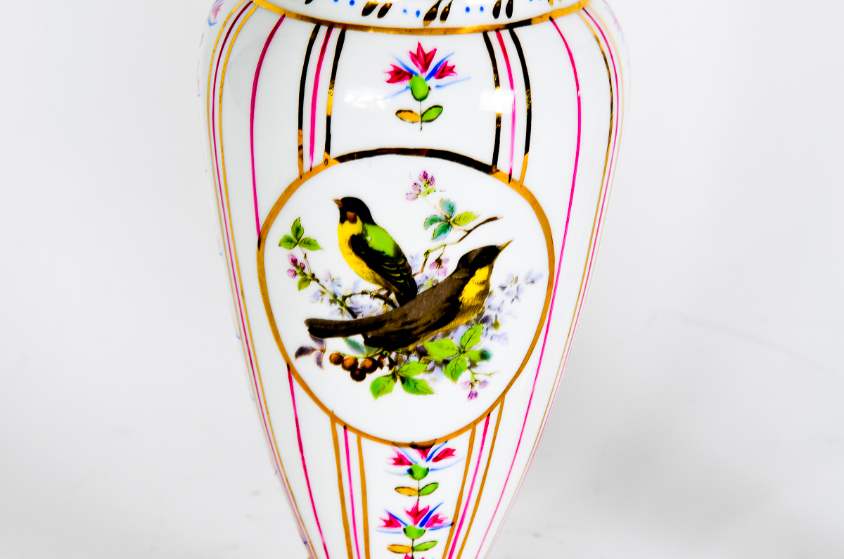 Pair of Antique Danico Urns