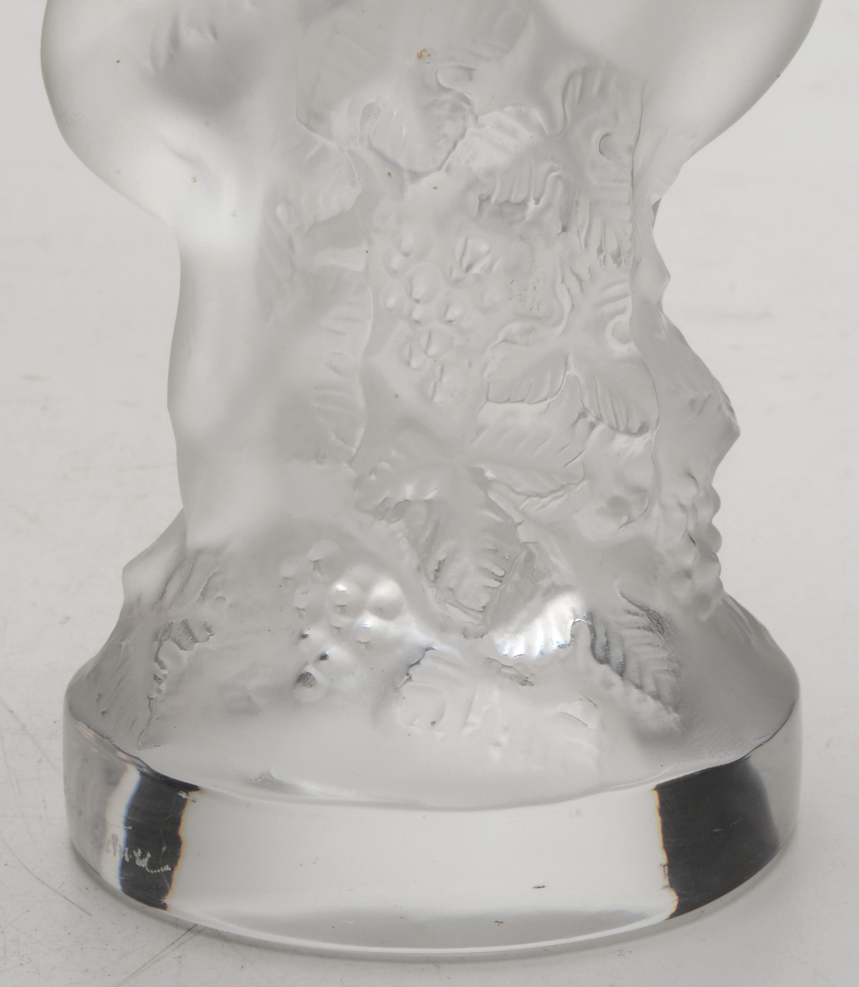 Lalique "Faune et Nymphe" Crystal Figurine