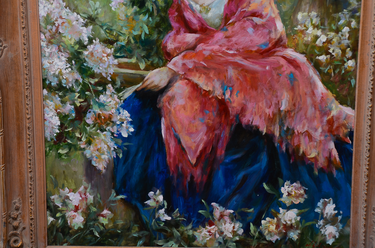 Impressionist Style Oil Painting on Canvas