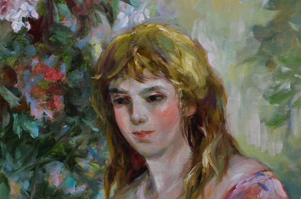 Impressionist Style Oil Painting on Canvas