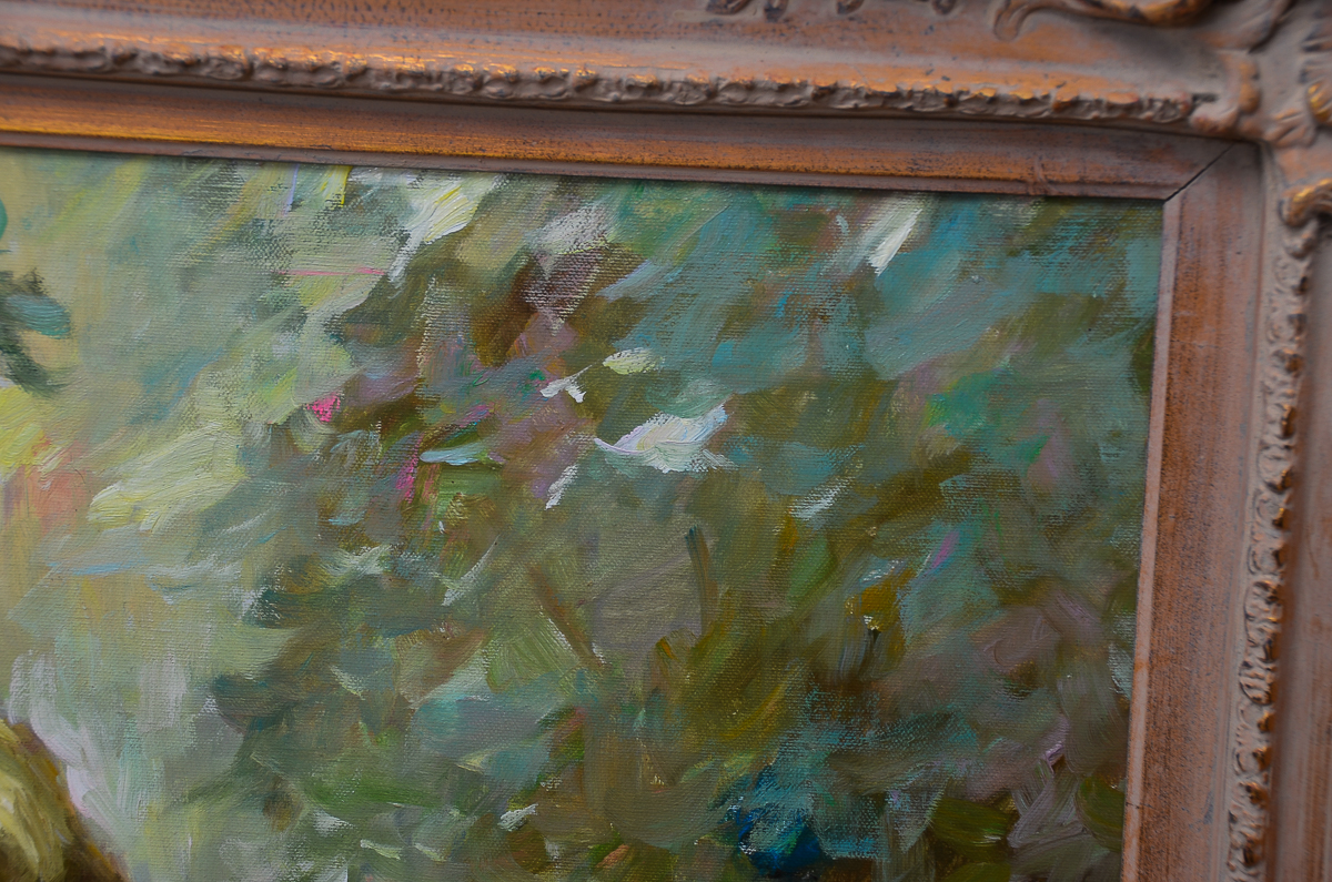 Impressionist Style Oil Painting on Canvas