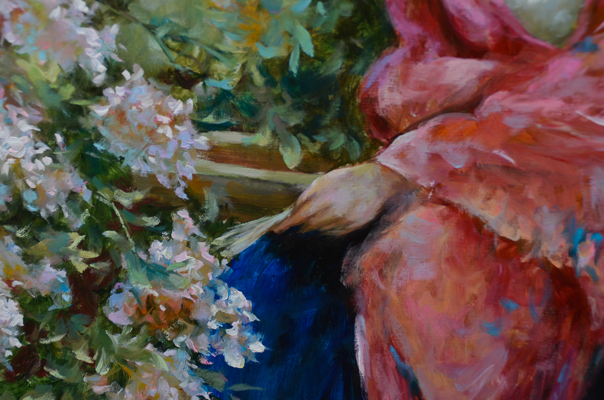 Impressionist Style Oil Painting on Canvas