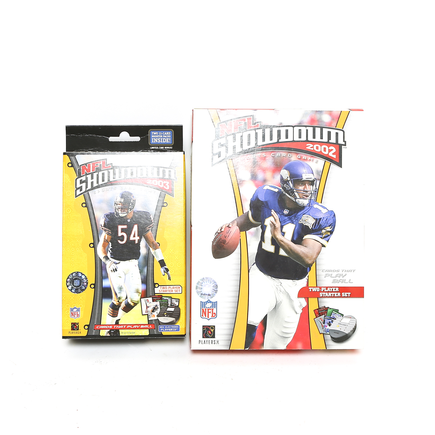 Two NFL Showdown Sports Card Games
