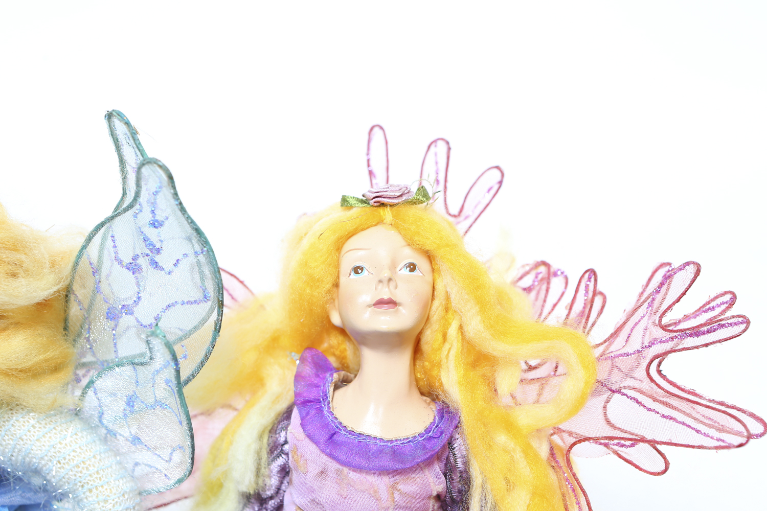 Two Whimsical Angel Dolls