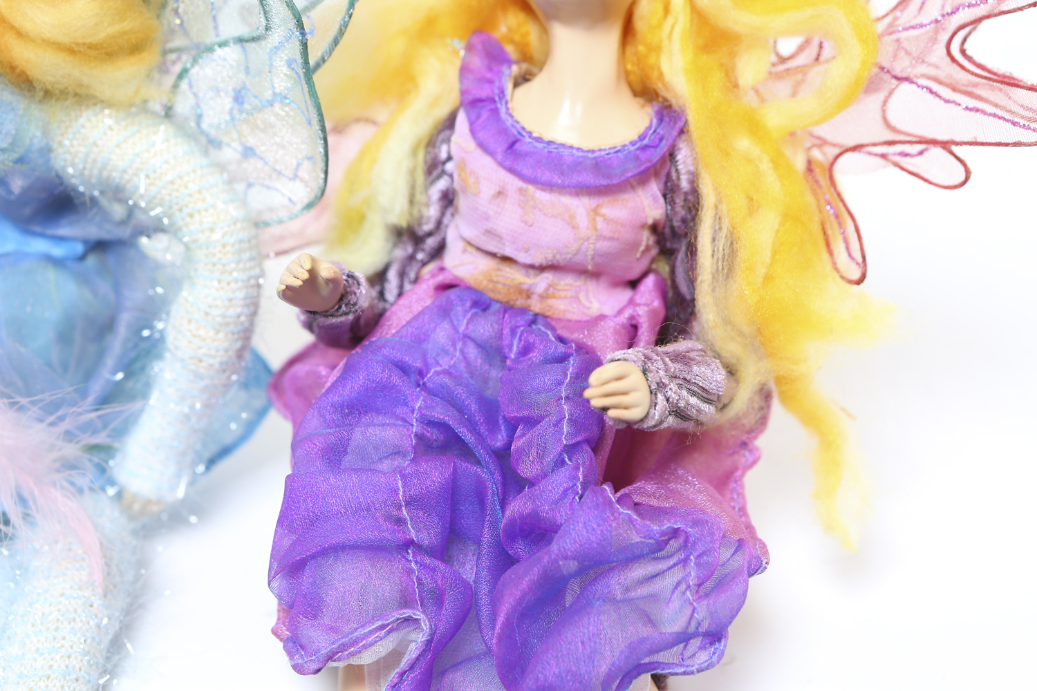 Two Whimsical Angel Dolls