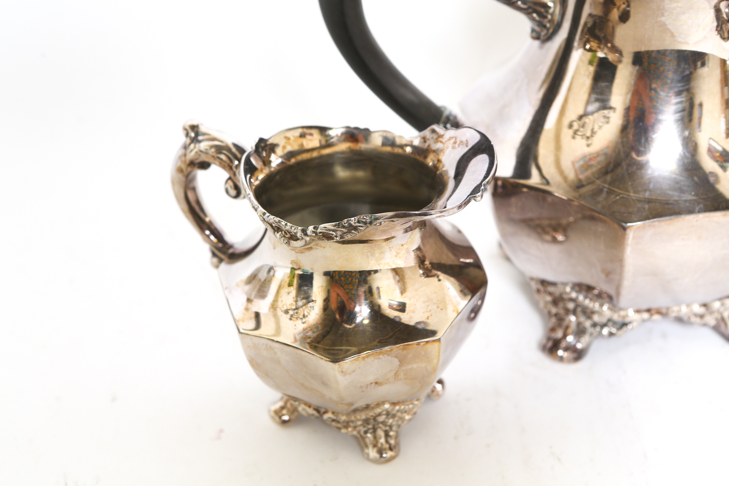 Aurora Silver Plate Mfg. Co. Quadruple Plate Coffee Set