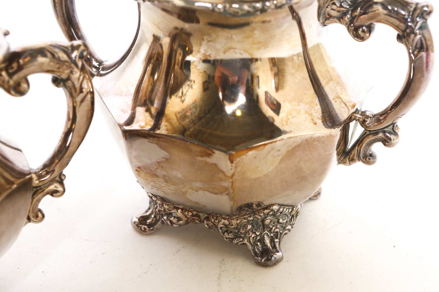 Aurora Silver Plate Mfg. Co. Quadruple Plate Coffee Set