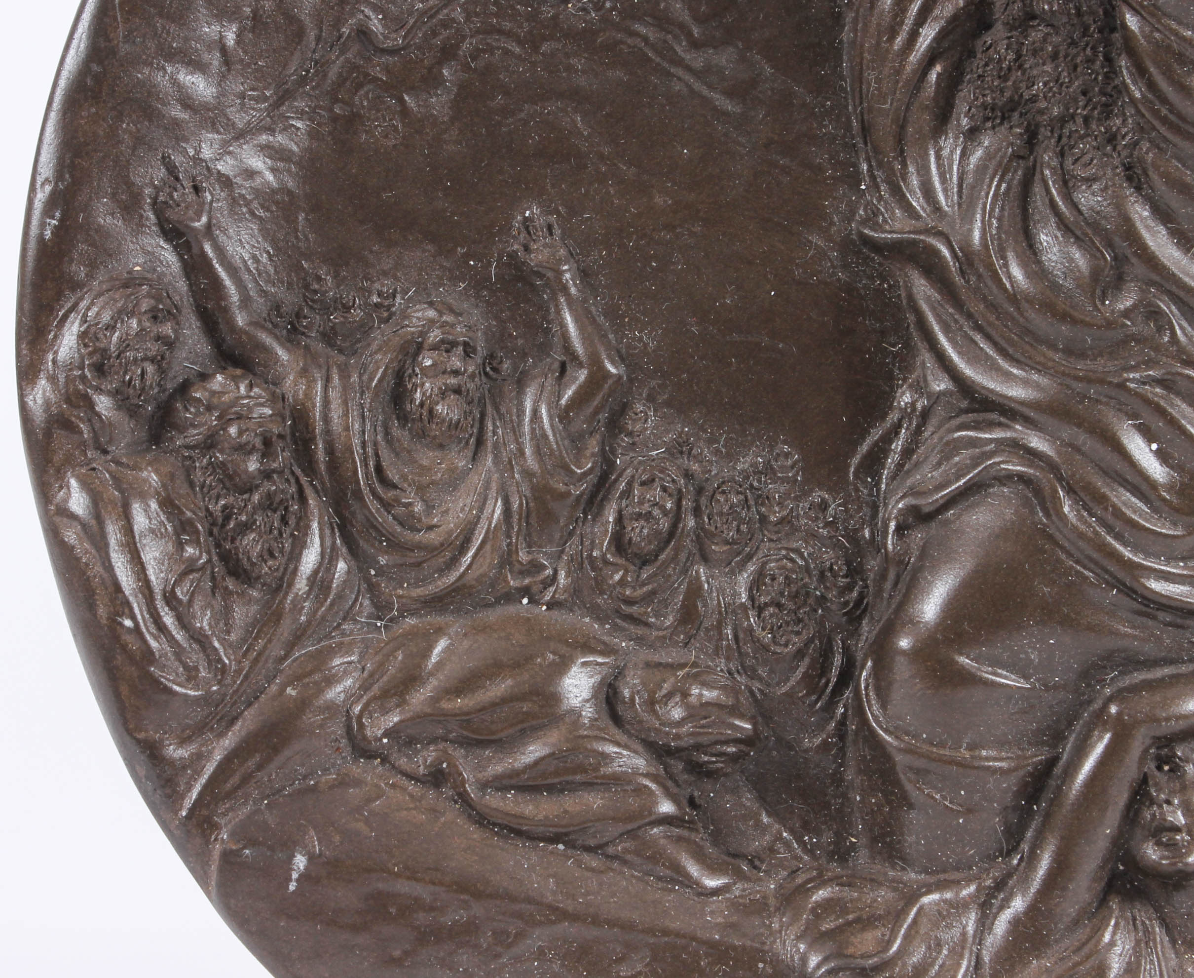 Rhodes Studios "Moses and the Ten Commandments" Decorative Relief Plate