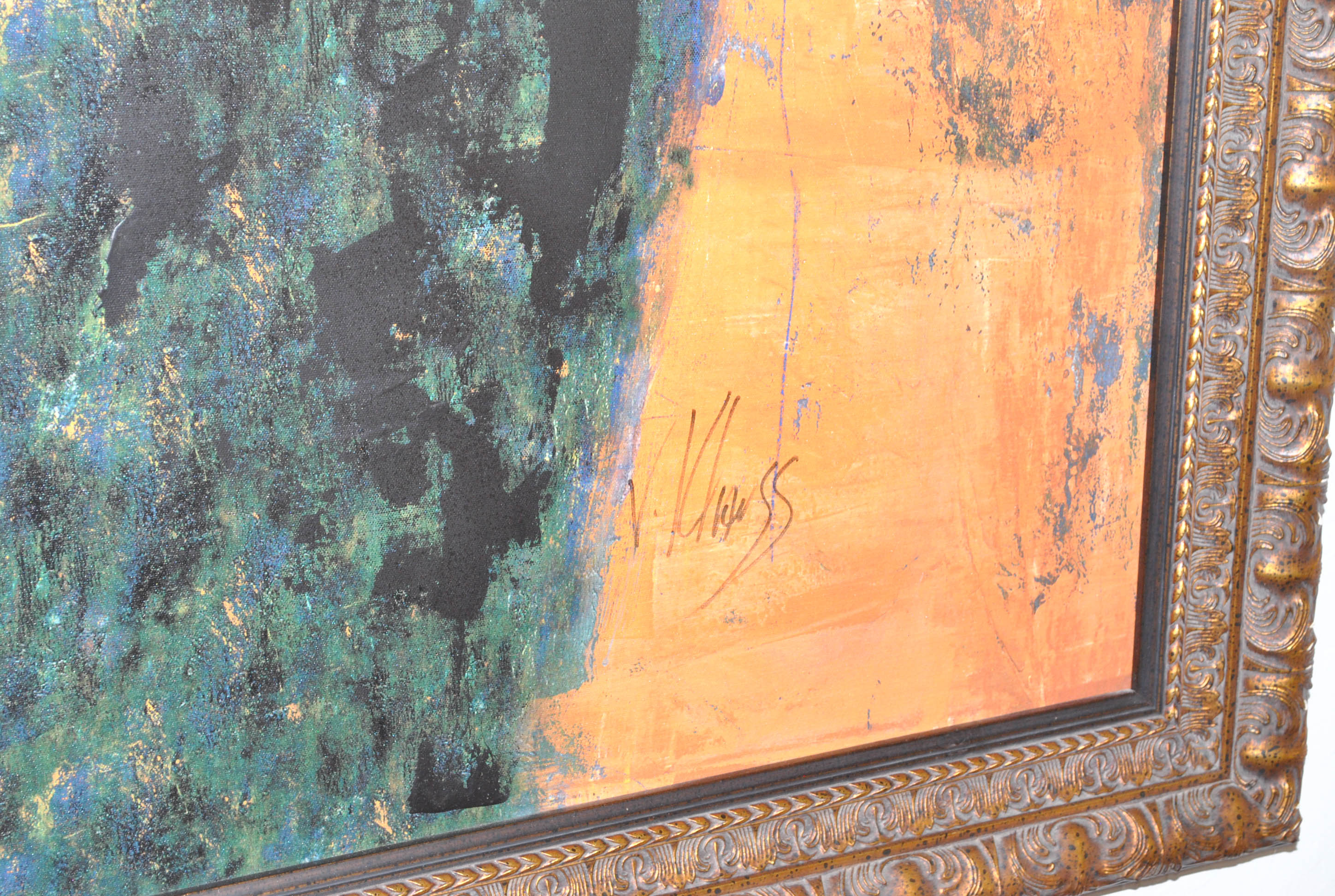 Victor Klauss Limited Edition Giclee on Canvas of Two Women