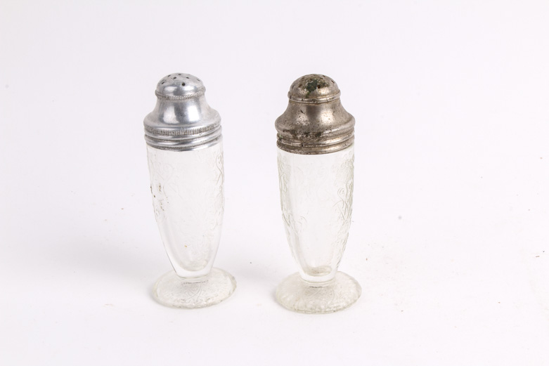 Hazel-Atlas "Florentine 2" Clear Depression Glass Tableware