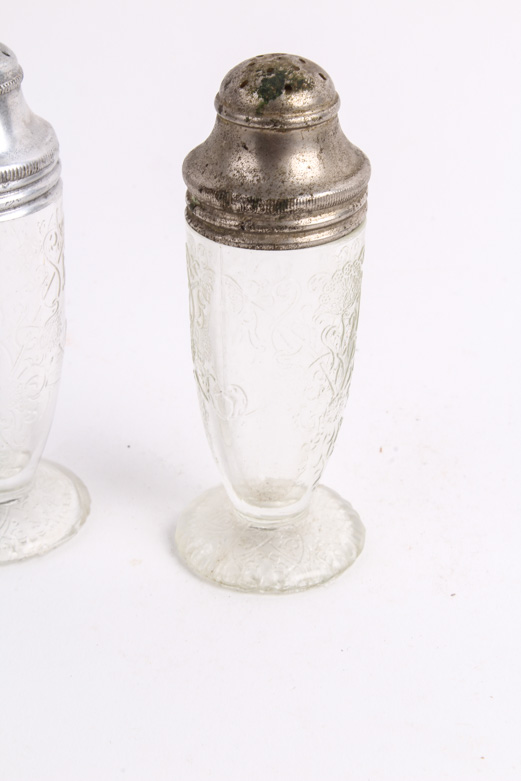 Hazel-Atlas "Florentine 2" Clear Depression Glass Tableware