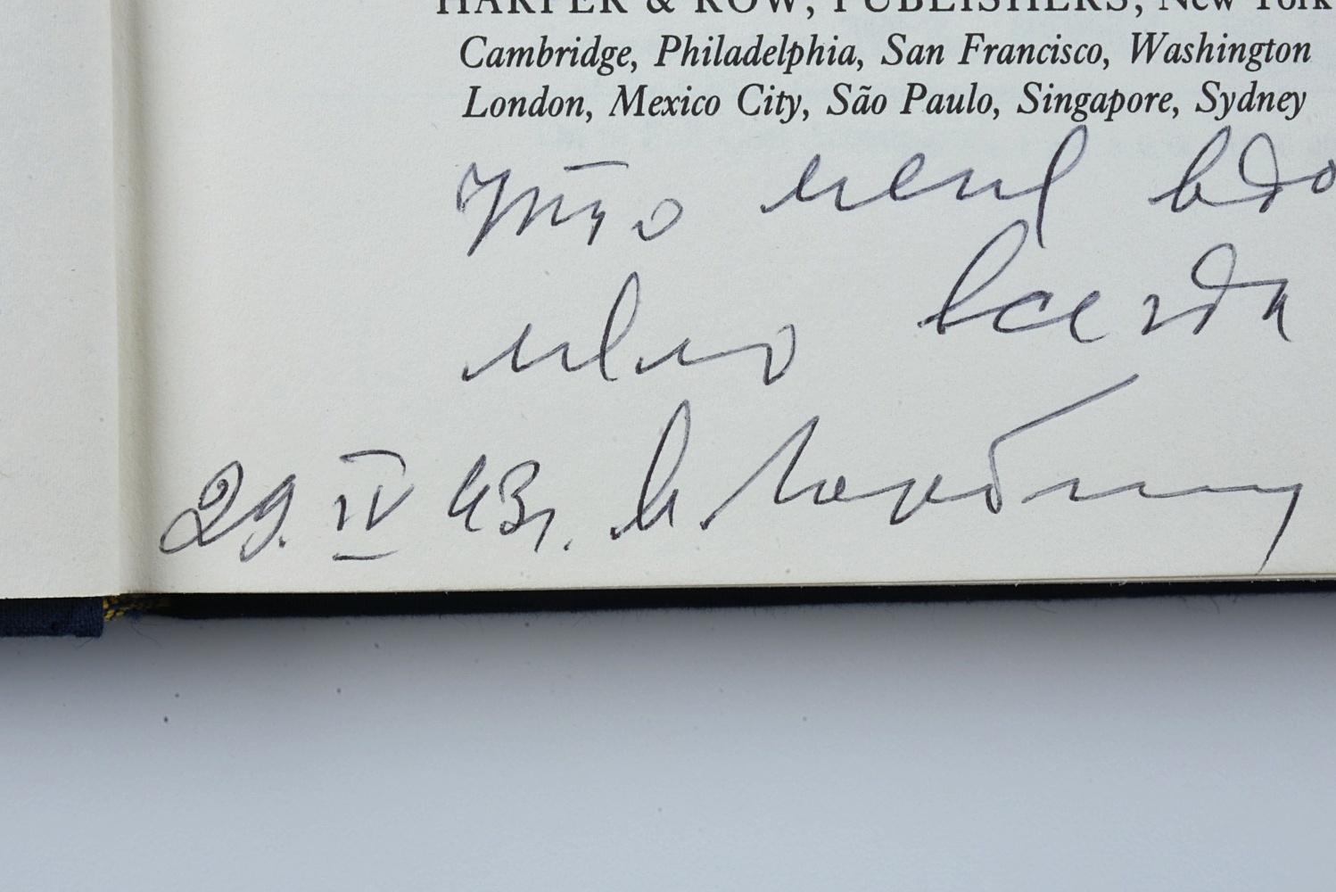 First Edition "Perestroika" Signed by Mikhail Gorbachev